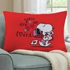 CafePress Snoopy You are Loved 20" x 14" Rectangular Throw