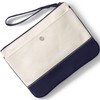 Lands' End Canvas Pouch Natural/true Navy Medium