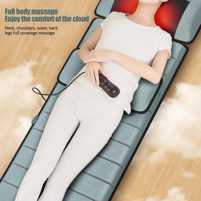 Lint Full Body Electric Massage Mat w/Heat Vibration Massage Pad
