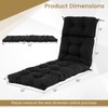 Patio Chaise Lounge Cushion, 72" x 22" x 4" Lounge