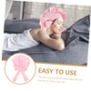 NOLITOY 2pcs Sleep Cap Satin Bonnet for Women Shower Cap