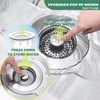Kitchen Sink Drain Strainer 3 in 1, 304 Stainless Steel