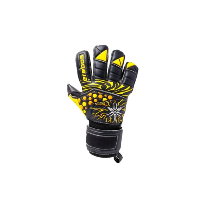 erebos 1000152 Darkness Flat PK Grip Elp 5 Goalie Gloves