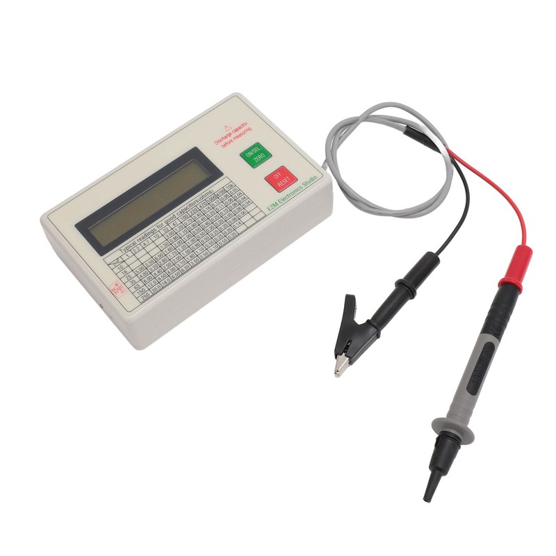 ESR Meter Accurate Smart Shutdown Function Portable ESR Capacitance Tester