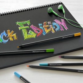 50 Lapices Colores Black Edition (super Soft) Faber Castell