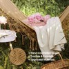 MOSFiATA Backyard Hammock with Tassels Max 500lbs Canvas Fabric Bohemian