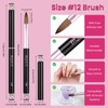 BQAN Pro Kolinsky Acrylic Brush Size 12 for Nail Extension