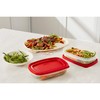 Rubbermaid EasyFindLids Meal Prep Containers 5.5 Cup Red