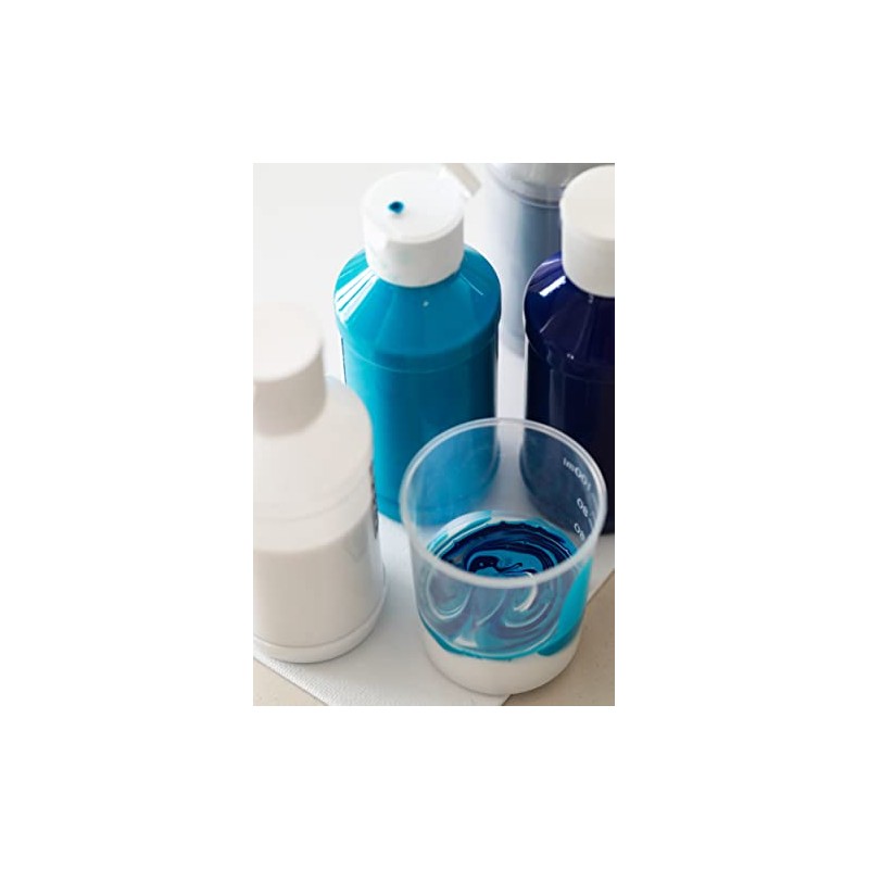 PEBEO Pouring Experiences-Ready-to-Use Premixed Acrylic Paint-Ideal for Fluid Art, Turquoise