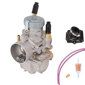 Motorcarb, Carburetor Carb with Intake Manifold Boot for Polaris Xplorer 250 (00 02)300 (96 99)400 (99 02)400L (94 98) 4x4, Xpress 300 (96 99)400 (96 97) ATV Carb (For 4 Stroke Only)