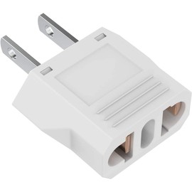 European to US Plug Adapter China Switzerland Europe to US Plug Adapter, Best Simple Easy to Use Fireproof Safe US Travel Adapter, EU to US Plug Adapter, Outlet Adapter Europe to USA. (4)