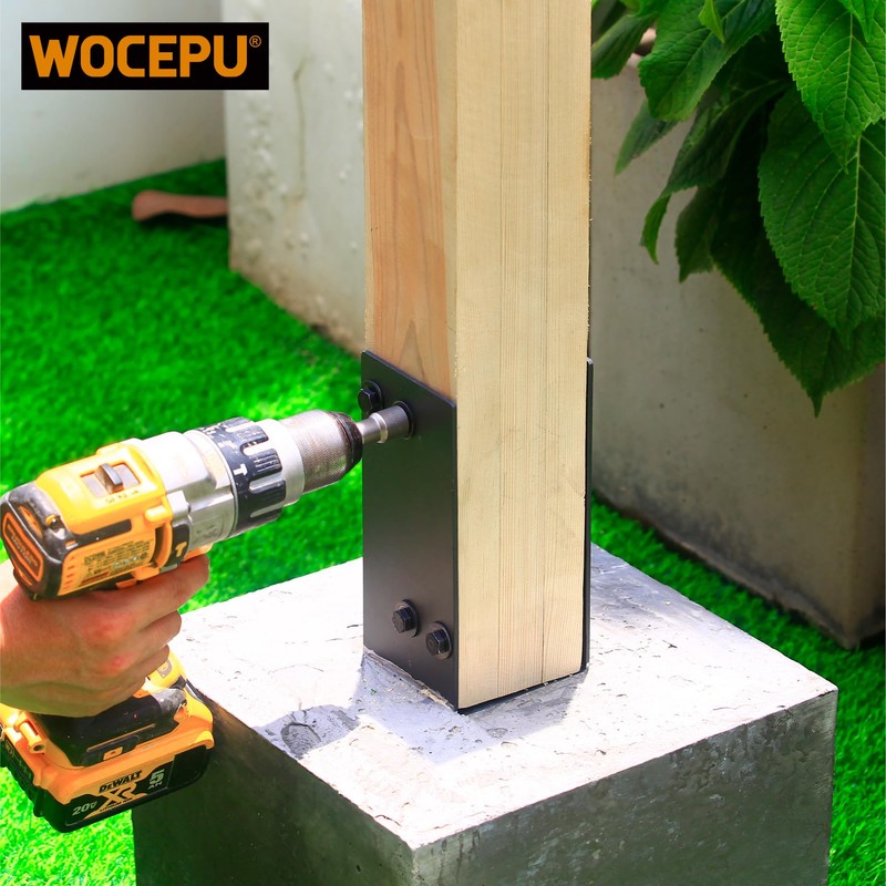 Wocepu 2 Pack Heavy Duty Stainless Steels U-Shape 4"x4"(Actual 3.5"x3.5")