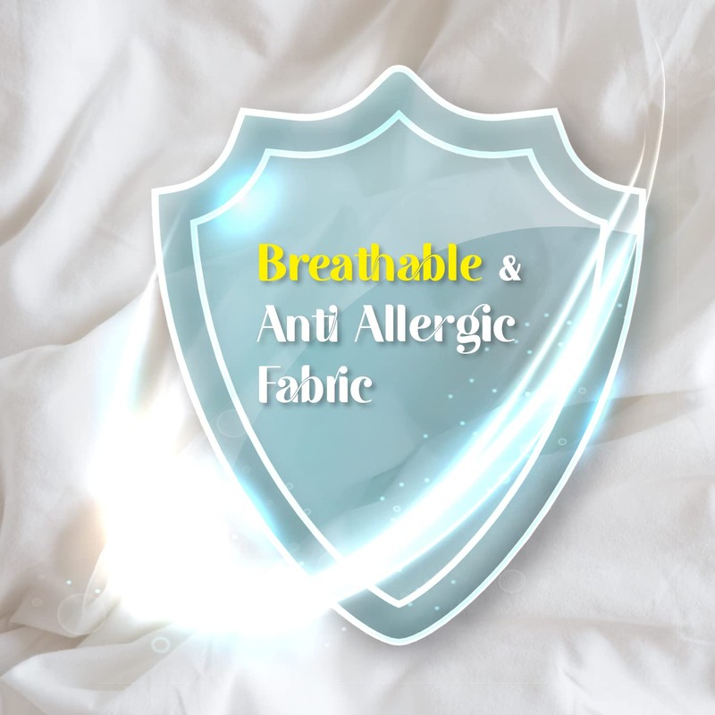 Sunshine Comforts Egyptian Cotton Fitted Sheets Breathable, Anti Wrinkle 30cm