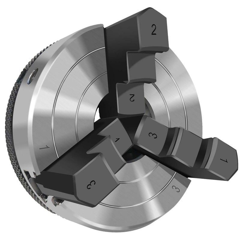 NNBWKIXI 3 Inch Wood Lathe Chuck Set 3 Jaws Self-Centering