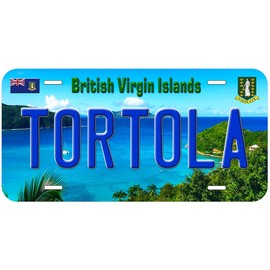 Tortola British Virgin Islands Novelty Car Auto License Plate