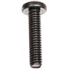Steel Pan Head Machine Screw, Black Oxide Finish, Meets ASME