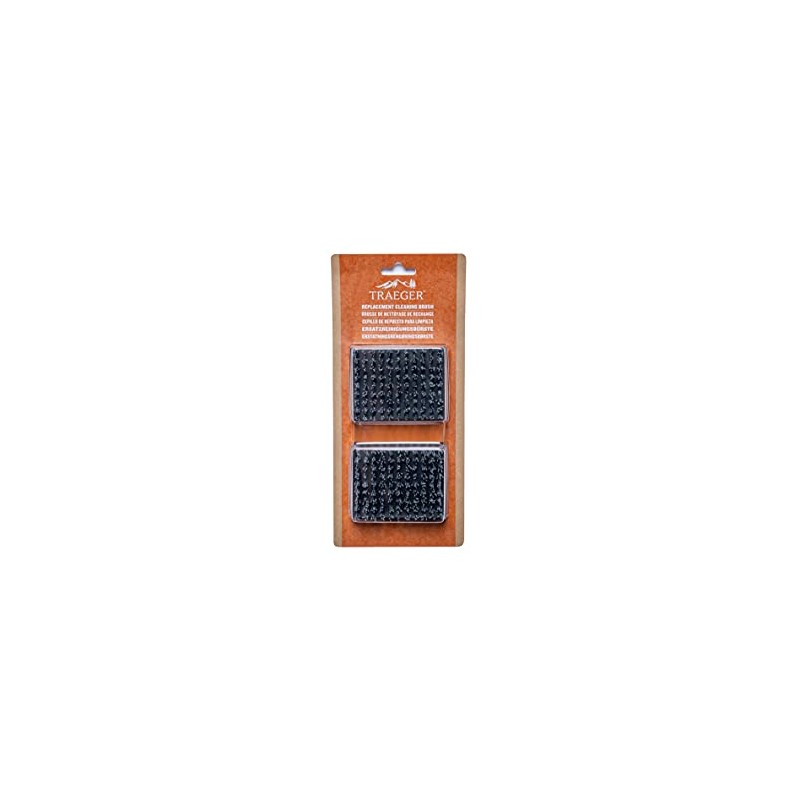 Traeger Grills BAC599 Replacement BBQ Cleaning Brush Head (2 Pack)