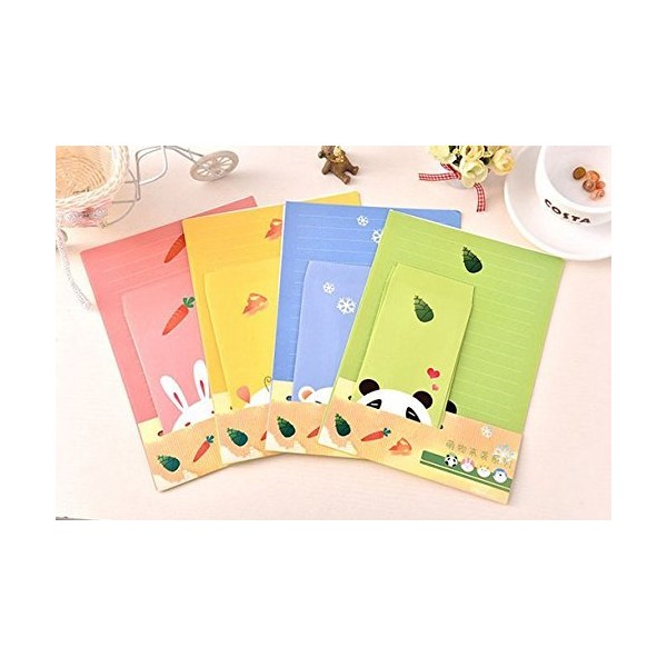 SCStyle 30 Cute Lovely Kawaii Cartoon Animal Design Version 2 Writing Stationery Paper with 15 Envelope
