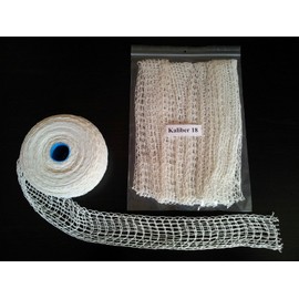 5 m Calibre 18 Roasting/Rolled Roast Netting/Smoke Net with a diameter of approx. 145 mm Spout