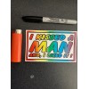 6 Piece Gay Prank Joke Bumper Stickers Decals 3x5” Kit
