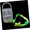 Kisangel 7Pcs Portable Pacifier Storage Box Dust Container for Accessories