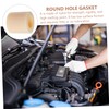 Operitacx Nylon Bushing Gasket Round Hole Insulator Nylon Washer Insulated