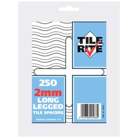 Tilerite Tile SPACERS 2MM X250 TSL483