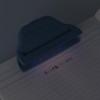 Sunstar Stationery 778013 Terasuno Hikaru Clip, Blue, Light Included, Sandwich
