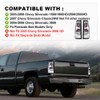 ALLGOOD Tail Lights Assembly w/Bulbs, Compatible with Chevy Silverado Pickup