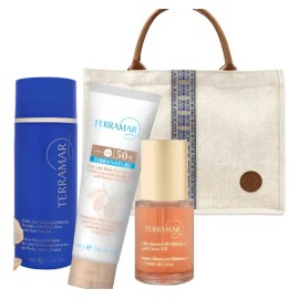 Bolso Terramar Vitamina C, Exfoliante, Bloqueador. Oferta!