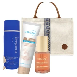 Bolso Terramar Vitamina C, Exfoliante, Bloqueador. Oferta!