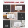 EASEHOLD Rechargeable Vanity Mirror with Lights, 116 LEDs Make up