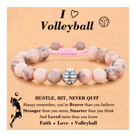Tarsus Volleyball Gifts, Volleyball Stuff Bracelet Gift Birthday Christmas Volleyball Gifts for Teenage Teen Girls Players