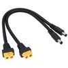 AAOTOKK DC 5.52.5mm to XT60 Adapter Cable Female XT60 Bullet