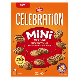 Celebration Leclerc Celebration Chocolate Chip Mini Cookies, 200g/7.05 oz