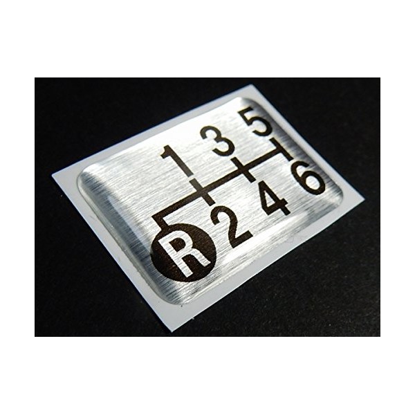 Tuningfan Shift Pattern Emblem Lower Left R for 6 Speed