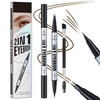 MOTIBACK 2-in-1 Dual-Ended Eyebrow Pen - Waterproof Microblading Brow Pencil