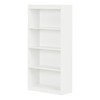 South Shore Axess 4-Shelf Bookcase, Standard, Pure White