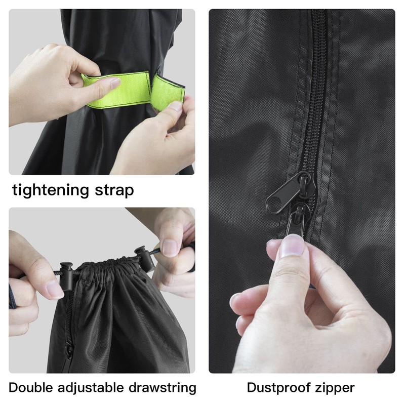 Chuanke Upright Vacuum Cleaner Storage Bag 420D PVC Dustproof and