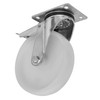 Ø100mm Heavy-Duty Nylon Castor Wheel Swivel with Total Lock -