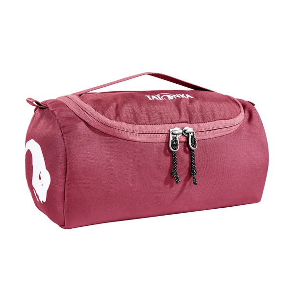 Tatonka Care Barrel Hanging Toiletry Bag with Mirror and Compartments Bordeaux Red