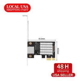 XT-XINTE Gigabit Express Chips Network Lan 2.5g PCIe Etherent PCI adapter RJ45 Intel Card