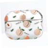 DOITOOL 2pcs Pc Protective Case for Cartoon Fruit Design Plastic