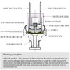 Air Pressure Switch 70-100 PSI Pressure Switch 1/4"-18 NPT 24V