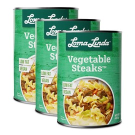 Loma Linda - Plant-Based Meats (Vegetable Steaks (15 oz.), 3 Pack)