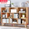 IOTXY Wooden Open Shelf Bookcase - 3-Tier Floor Standing Display