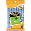 BIC Round Stic Ball Pen, Blue, 10 ct