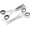 2 Piece Hair Cutting Set with Scissors and Thinning Scissors