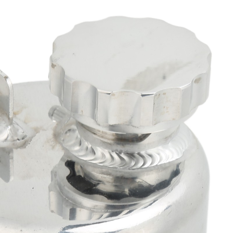 Radiator Coolant Expansion Water Tank Aluminium Alloy Polished Replacement for