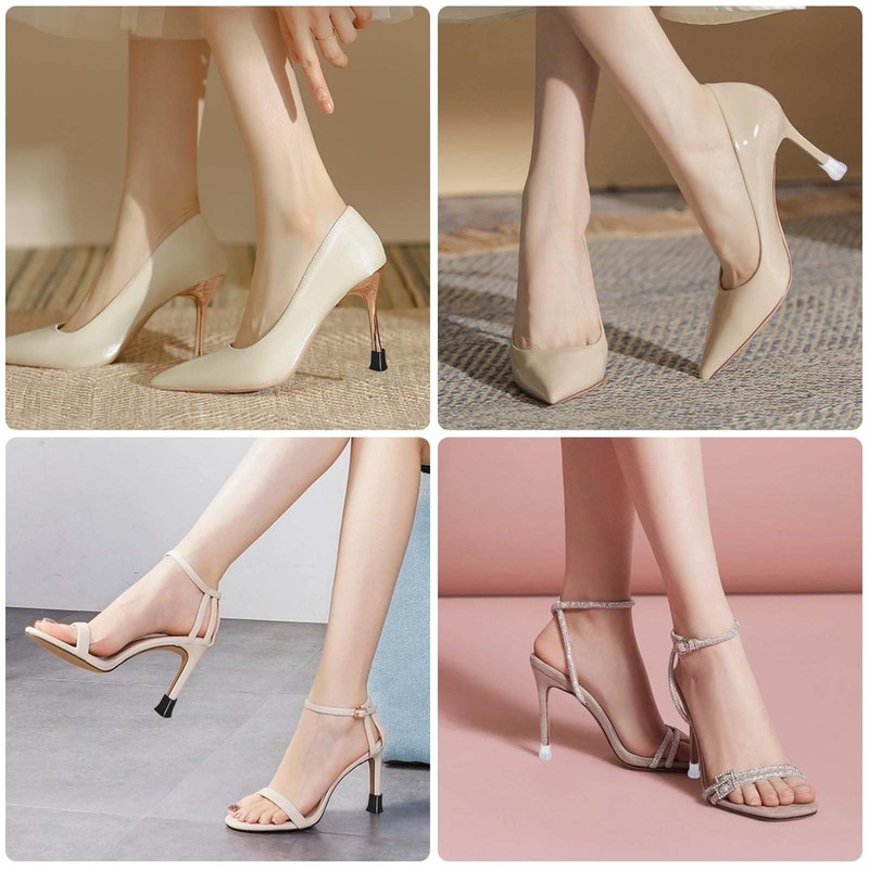 Vesaneae 10 Pairs of Heel Protectors, 5 Sizes High Heel